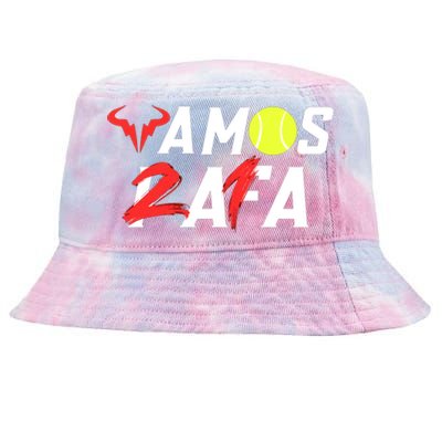 Vamos Rafa 21 Rafael Nadal Tennis Lover Tie-Dyed Bucket Hat