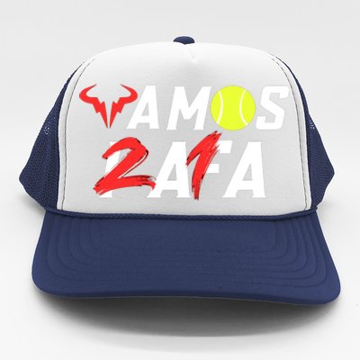 Vamos Rafa 21 Rafael Nadal Tennis Lover Trucker Hat