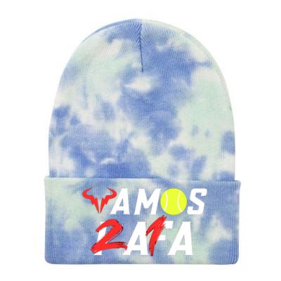 Vamos Rafa 21 Rafael Nadal Tennis Lover Tie Dye 12in Knit Beanie