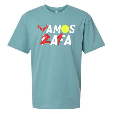 Vamos Rafa 21 Rafael Nadal Tennis Lover Sueded Cloud Jersey T-Shirt