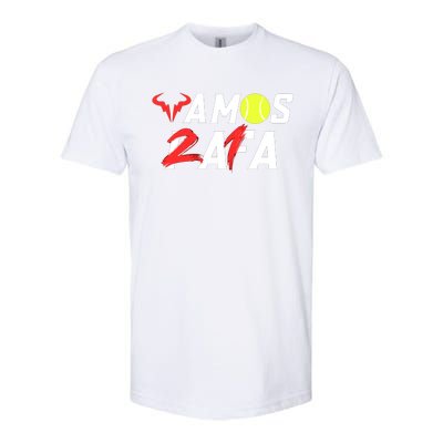 Vamos Rafa 21 Rafael Nadal Tennis Lover Softstyle CVC T-Shirt