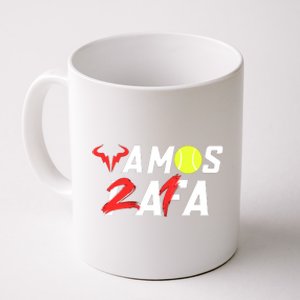 Vamos Rafa 21 Rafael Nadal Tennis Lover Coffee Mug