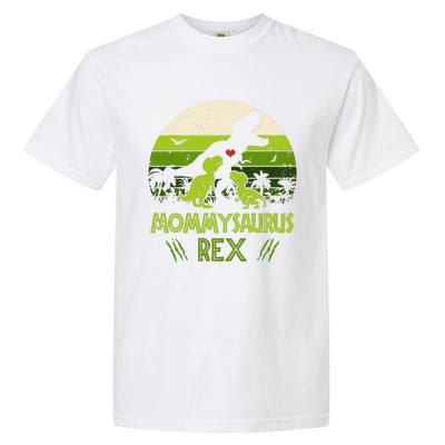 Vintage Retro 2 Mommysaurus Dinosaur Lover Gift Garment-Dyed Heavyweight T-Shirt