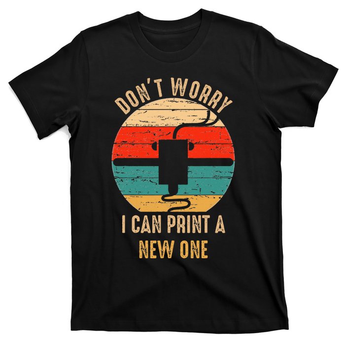 Vintage Retro 3D Printer  Gift idea for Geeks T-Shirt