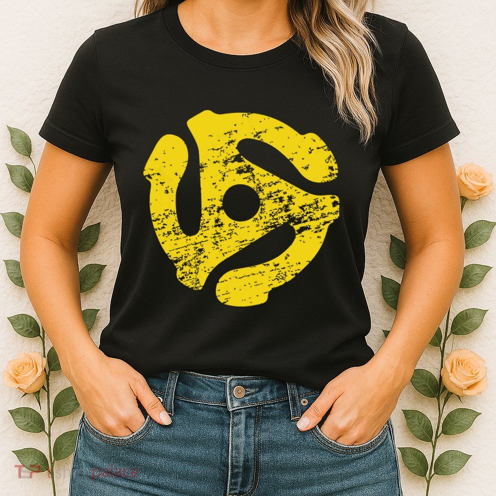 Vinyl Record 45 Rpm Spindle Adapter T Womens T-Shirt