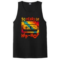 Vintage Retro 50th Anniversary Of Hip Hop 50 Years Of Hip Hop Old Music Gift PosiCharge Competitor Tank