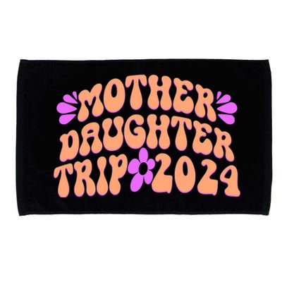 Vintage Retro 60S Mother Daughter Trip 2024 Microfiber Hand Towel