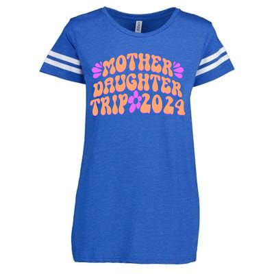 Vintage Retro 60S Mother Daughter Trip 2024 Enza Ladies Jersey Football T-Shirt