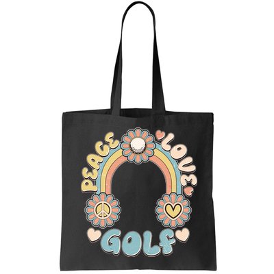 Vintage Retro 60s Peace Love Golf Bag