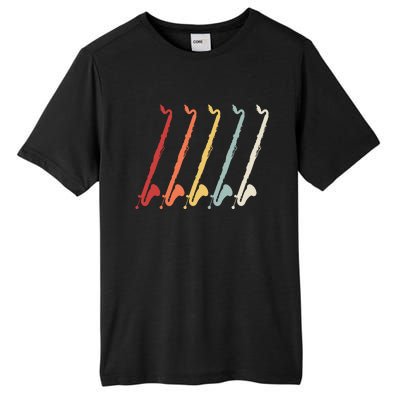 Vintage Retro 70s Bass Clarinet For Clarinet Players Tall Fusion ChromaSoft Performance T-Shirt