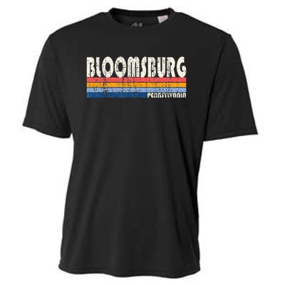 Vintage Retro 70s 80s Style Hometown Of Bloomsburg PA Cooling Performance Crew T-Shirt