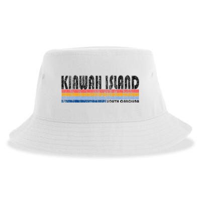 Vintage Retro 70s 80s Kiawah Island Sc Sustainable Bucket Hat