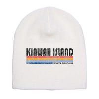 Vintage Retro 70s 80s Kiawah Island Sc Short Acrylic Beanie