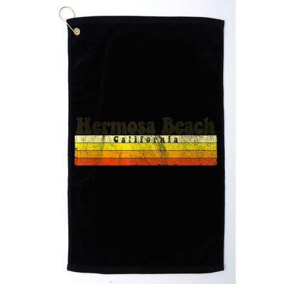 Vintage Retro 70s 80s Hermosa Beach, CA Golf Towel