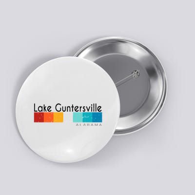 Vintage Retro 70s 80s Lake Guntersville Al Alabama Souvenir Button