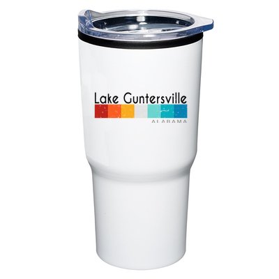 Vintage Retro 70s 80s Lake Guntersville Al Alabama Souvenir Tumbler