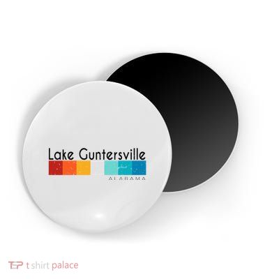 Vintage Retro 70s 80s Lake Guntersville Al Alabama Souvenir Magnet