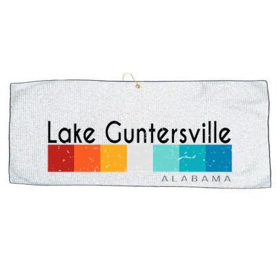Vintage Retro 70s 80s Lake Guntersville Al Alabama Souvenir Large Microfiber Waffle Golf Towel