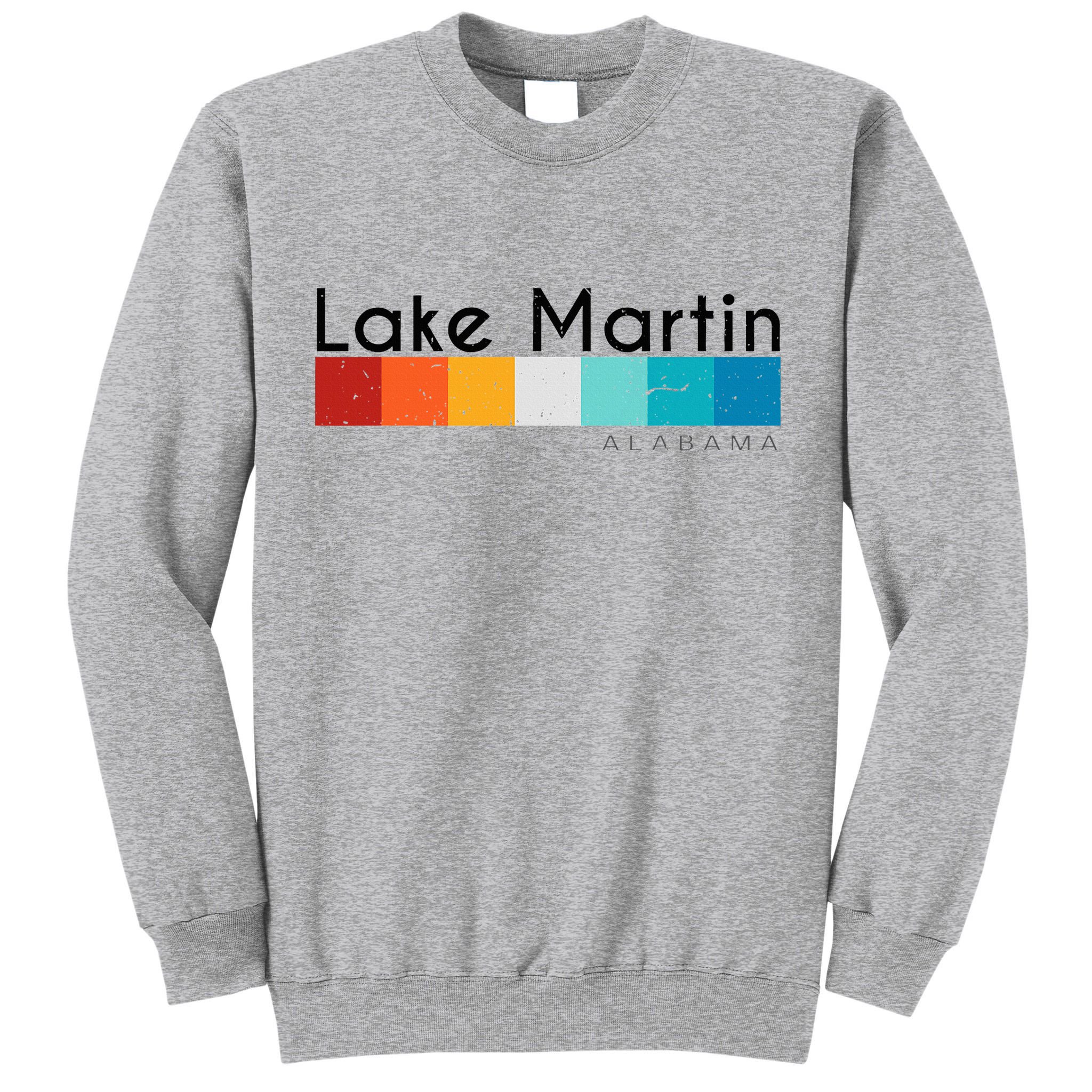 Vintage Retro 70s 80s Style Lake Martin Al Alabama Souvenir Tall Sweatshirt