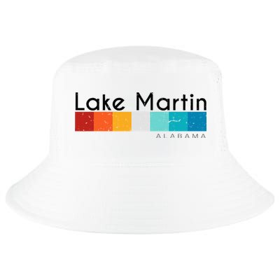 Vintage Retro 70s 80s Style Lake Martin Al Alabama Souvenir Cool Comfort Performance Bucket Hat