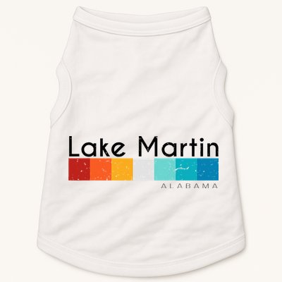Vintage Retro 70s 80s Style Lake Martin Al Alabama Souvenir Doggie Tank