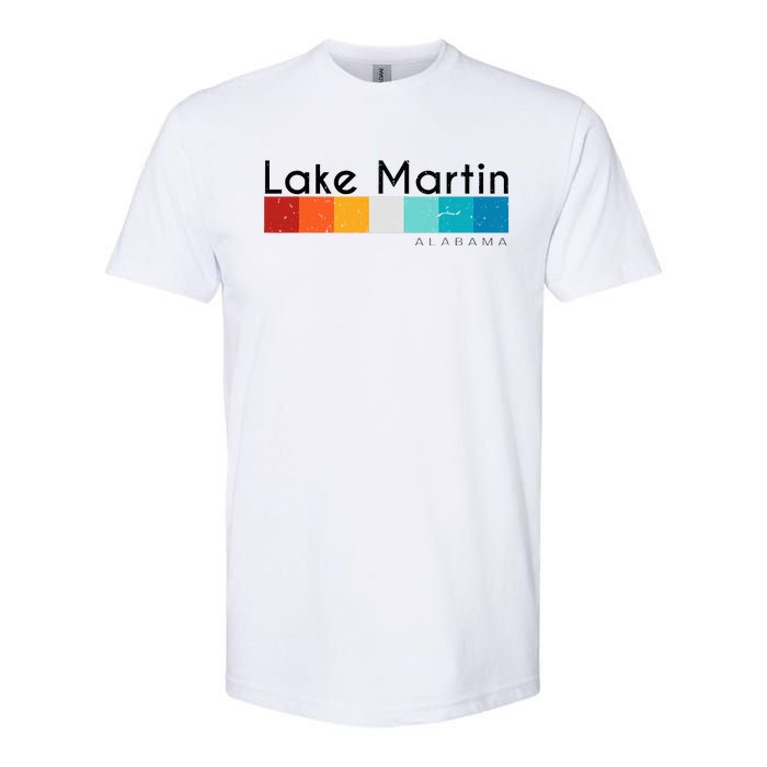 Vintage Retro 70s 80s Style Lake Martin Al Alabama Souvenir Softstyle CVC T-Shirt