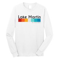 Vintage Retro 70s 80s Style Lake Martin Al Alabama Souvenir Long Sleeve Shirt