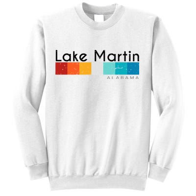 Vintage Retro 70s 80s Style Lake Martin Al Alabama Souvenir Sweatshirt