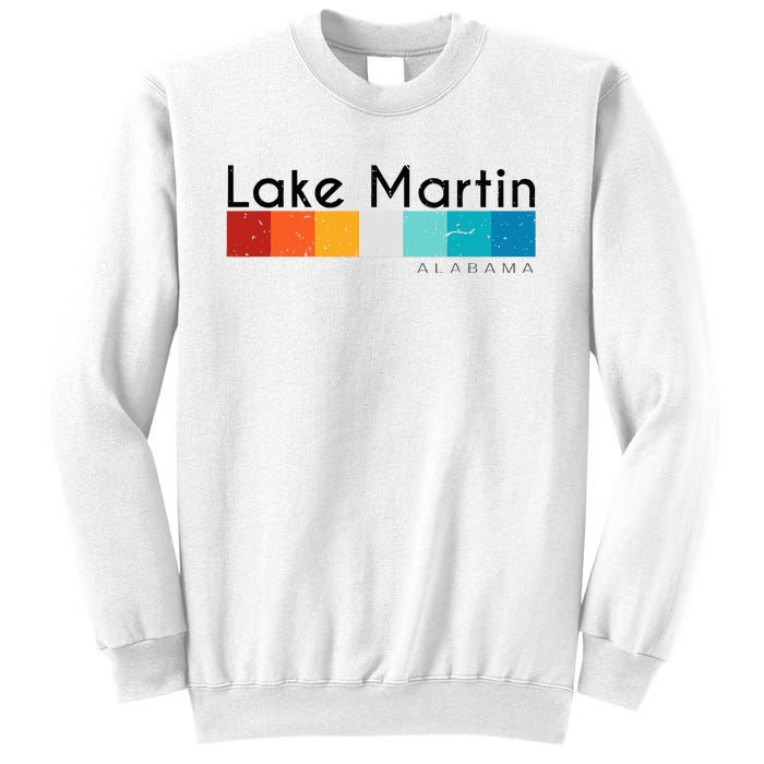 Vintage Retro 70s 80s Style Lake Martin Al Alabama Souvenir Sweatshirt