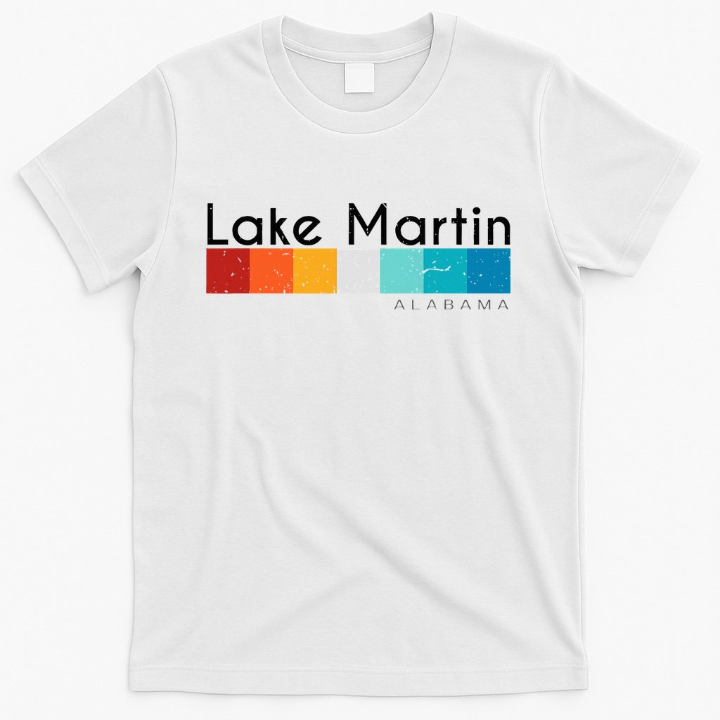 Vintage Retro 70s 80s Style Lake Martin Al Alabama Souvenir T-Shirt