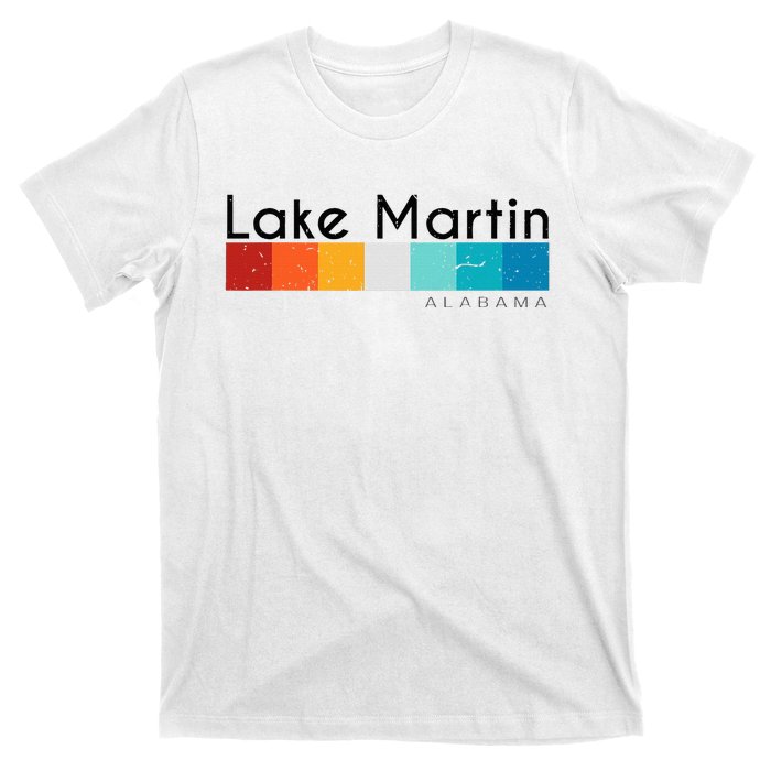 Vintage Retro 70s 80s Style Lake Martin Al Alabama Souvenir T-Shirt