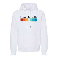 Vintage Retro 70s 80s Style Lake Martin Al Alabama Souvenir Premium Hoodie