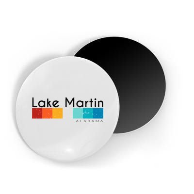 Vintage Retro 70s 80s Style Lake Martin Al Alabama Souvenir Magnet