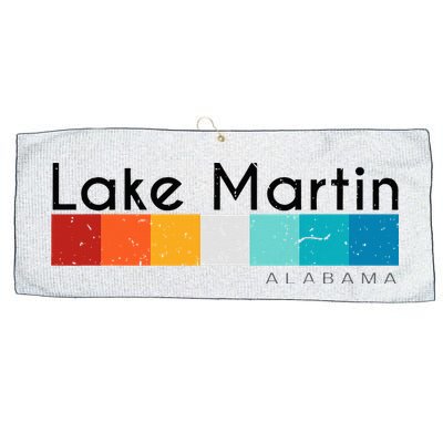 Vintage Retro 70s 80s Style Lake Martin Al Alabama Souvenir Large Microfiber Waffle Golf Towel