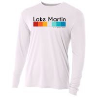 Vintage Retro 70s 80s Style Lake Martin Al Alabama Souvenir Cooling Performance Long Sleeve Crew