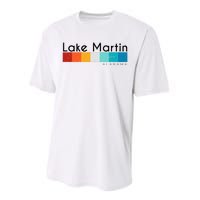 Vintage Retro 70s 80s Style Lake Martin Al Alabama Souvenir Performance Sprint T-Shirt