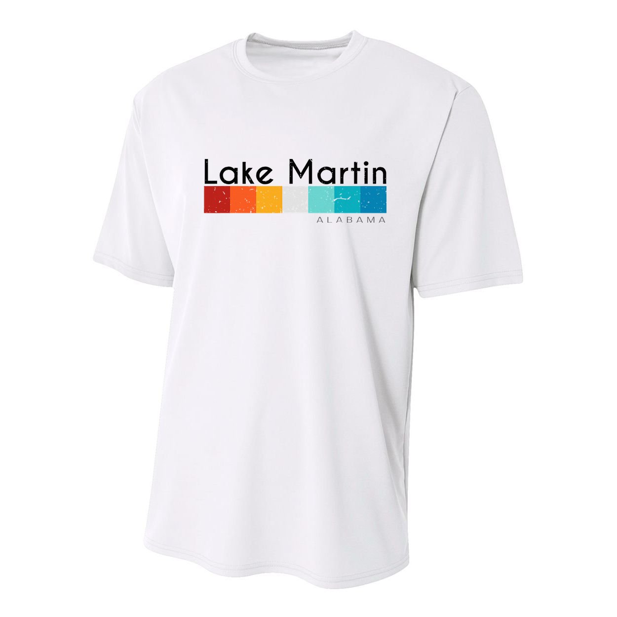 Vintage Retro 70s 80s Style Lake Martin Al Alabama Souvenir Youth Performance Sprint T-Shirt