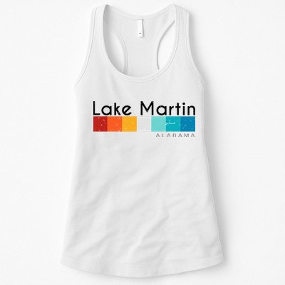 Vintage Retro 70s 80s Style Lake Martin Al Alabama Souvenir Womens Tank Top
