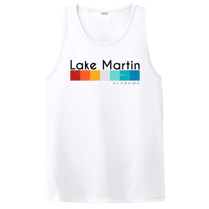 Vintage Retro 70s 80s Style Lake Martin Al Alabama Souvenir PosiCharge Competitor Tank