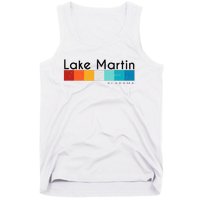 Vintage Retro 70s 80s Style Lake Martin Al Alabama Souvenir Tank Top