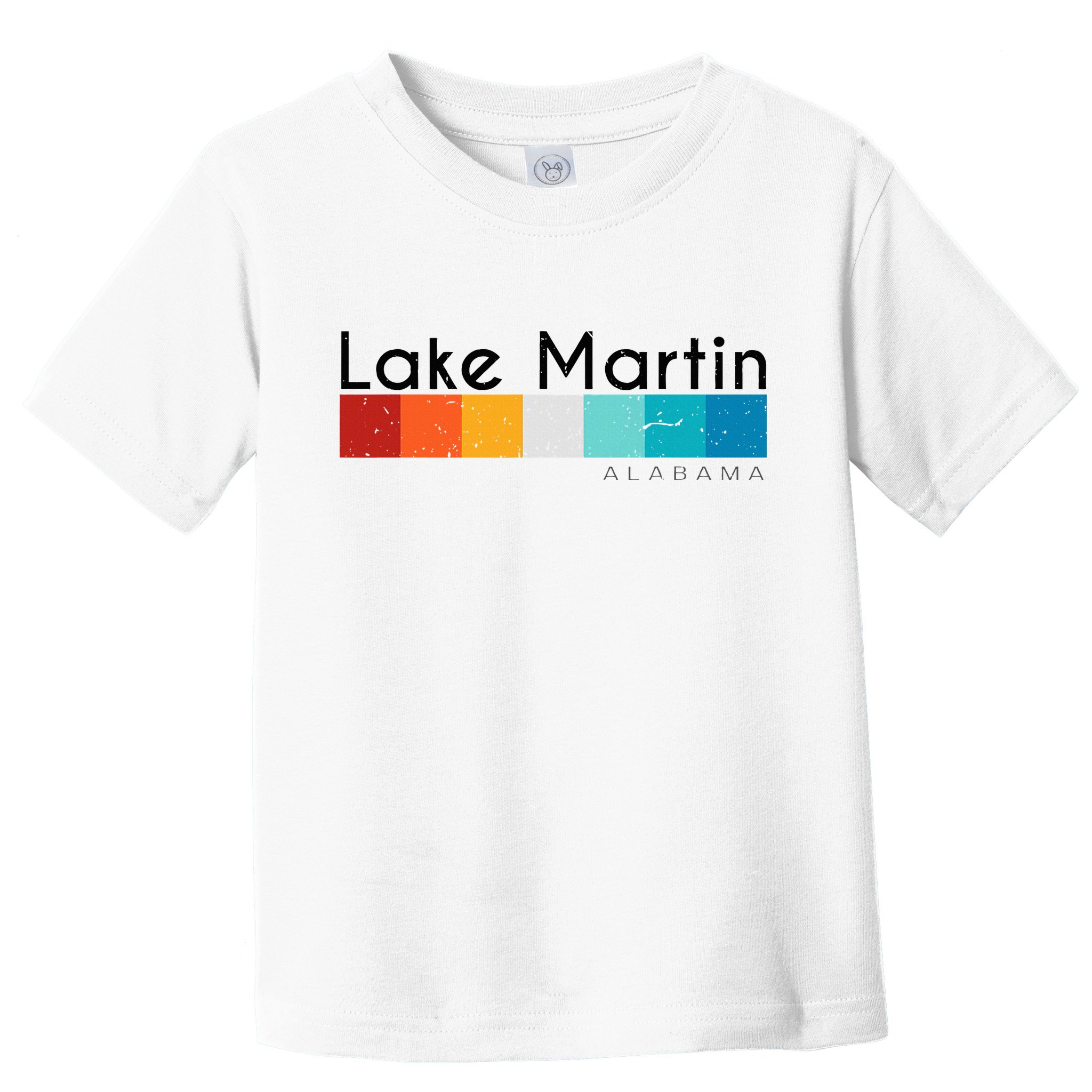 Vintage Retro 70s 80s Style Lake Martin Al Alabama Souvenir Toddler T-Shirt