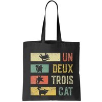Vintage Retro 70s 80s 90s Un Deux Trois Cat Funny Cat Lover Bag