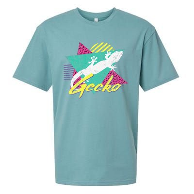 Vintage Retro 80s Or 90s Gecko Lizard Sueded Cloud Jersey T-Shirt