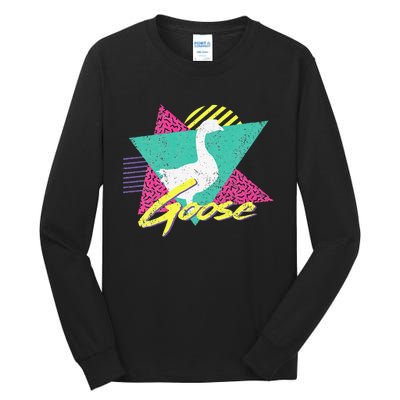 Vintage Retro 80s Or 90s Goose Tall Long Sleeve T-Shirt