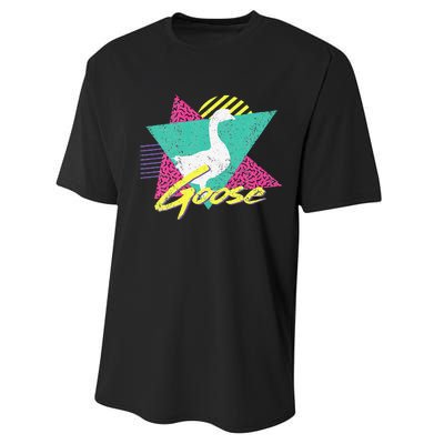 Vintage Retro 80s Or 90s Goose Performance Sprint T-Shirt