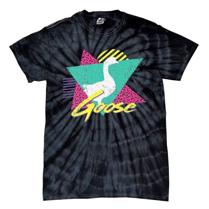 Vintage Retro 80s Or 90s Goose Tie-Dye T-Shirt