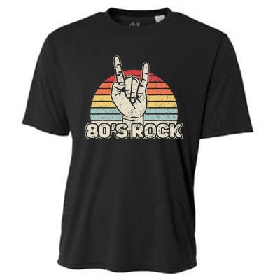 Vintage Retro 80s Rock Band Cooling Performance Crew T-Shirt