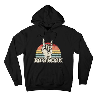 Vintage Retro 80s Rock Band Hoodie