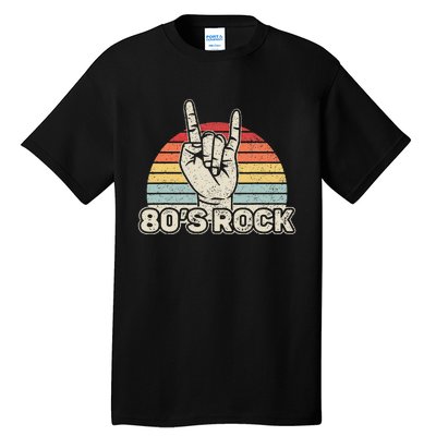 Vintage Retro 80s Rock Band Tall T-Shirt