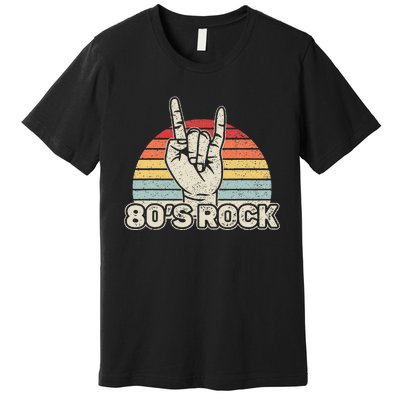 Vintage Retro 80s Rock Band Premium T-Shirt